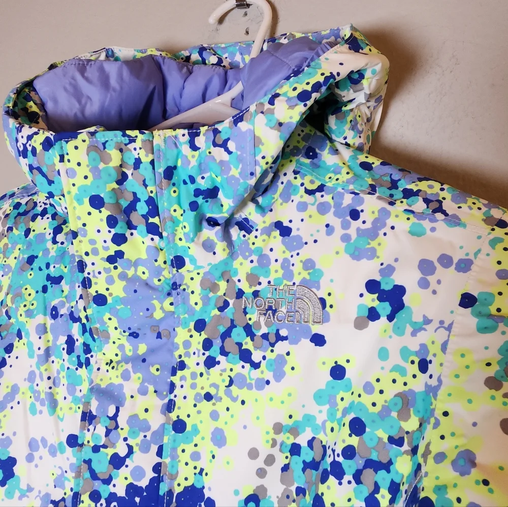 The‎ North Face Insulated Hyvent Coat Kids Youth Size Large 14/16 Blue Green